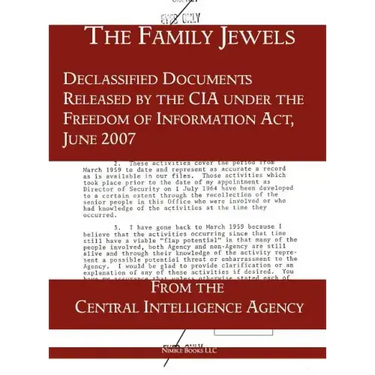 The "Family Jewels": Declassified Documents Released by the CIA under the Freedom of Information Act, June 2007