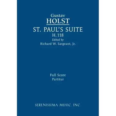 St. Paul's Suite, H.118: Full score