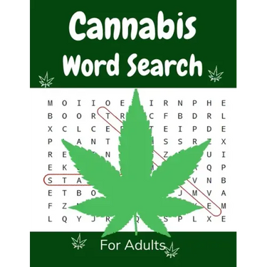 Cannabis Word Search For Adults: Medium Difficulty Large Print Puzzle Book