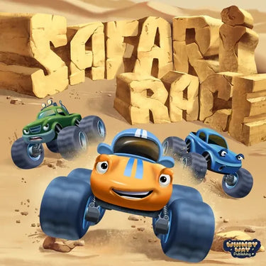 Safari Race: Monster Truck Book for Kids Ages 3-5, Funny Bedtime Story for Toddlers, Early Reader for Preschool and Kindergarten