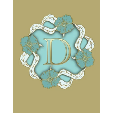D: 100 Pages 8.5" X 11" Monogram Notebook College Ruled Line Paper