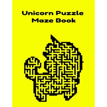 Unicorn Puzzle Maze Book