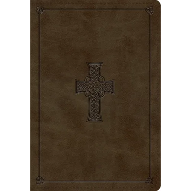 ESV Student Study Bible (Trutone, Olive, Celtic Cross Design)