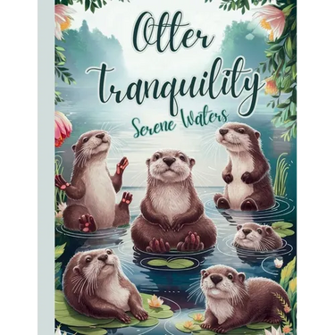 Otter Tranquility: otter coloring book for adults