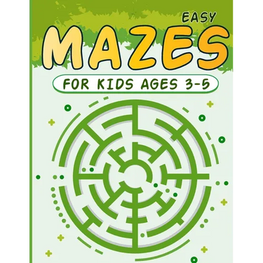 Mazes for Kids 3-5: Circle Maze Activity Book for Children with Games, Puzzles, and Problem-Solving Workbook (Maze for Kids)