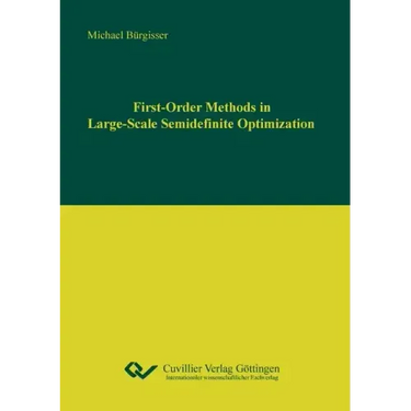 First-Order Methods in Large-Scale Semidenite Optimization