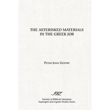The Asterisked Materials in the Greek Job