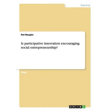 Is participative innovation encouraging social entrepreneurship?