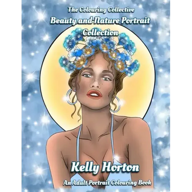 Beauty and Nature Portrait Collection: Adult Portrait Colouring Book