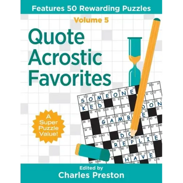 Quote Acrostic Favorites: Features 50 Rewarding Puzzles