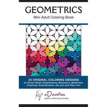Geometrics: Mini Adult Coloring Book