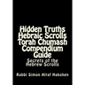 Hidden Truths Hebraic Scrolls Torah Chumash Compendium Guide: Secrets of the Hebrew Scrolls Commentaries for explaining Scriptural texts