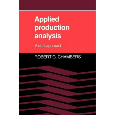 Applied Production Analysis: A Dual Approach