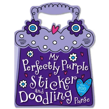 My Perfectly Purple Sticker and Doodling Purse