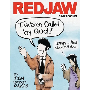 Redjaw Cartoons: Butt-dialed by Jesus