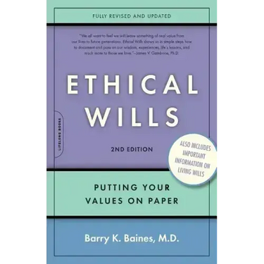 Ethical Wills: Putting Your Values on Paper