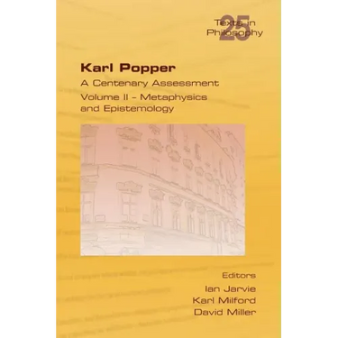 Karl Popper. A Centenary Assessment. Volume II - Metaphysics and Epistemology