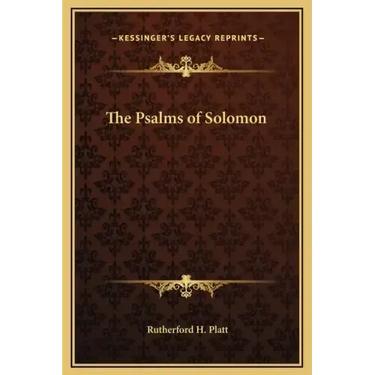 The Psalms of Solomon