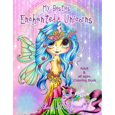 Sherri Baldy My-Besties Enchanted Unicorn Coloring Book