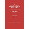 A Dictionary of English and Welsh Surnames, with Special American Instances. in Two Volumes. Volume II, Surnames J-Z