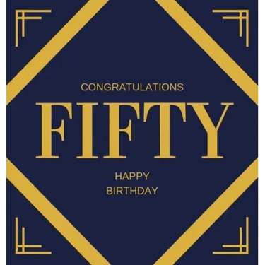 Happy 50th Birthday Guest Book (Hardcover): Happy 50th Birthday Guest book, party and birthday celebrations decor, memory book, fifty birthday, happy