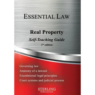 Real Property: Essential Law Self-Teaching Guide