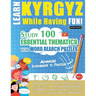 Learn Kyrgyz While Having Fun! - Advanced: Intermediate to Practiced - Study 100 Essential Thematics with Word Search Puzzles - Vol.1