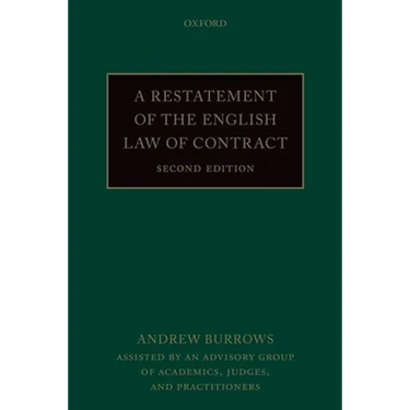 A Restatement of the English Law of Contract