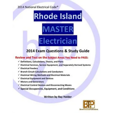 Rhode Island 2014 Master Electrician Study Guide