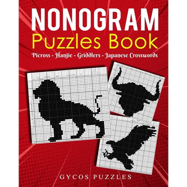Nonogram Puzzle Book: Japanese Crossword Griddlers Hanjie Picross Black and White
