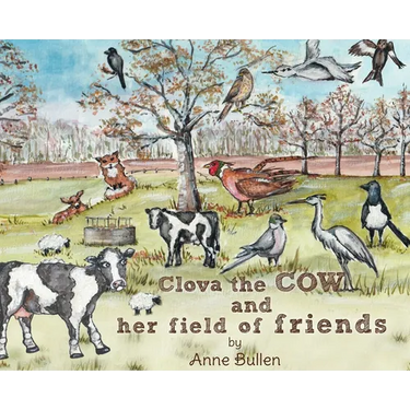Clova the cow and her field of friends