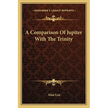 A Comparison Of Jupiter With The Trinity
