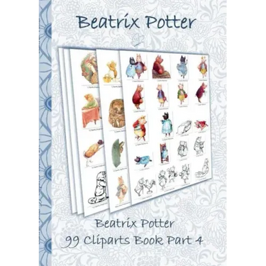 Beatrix Potter 99 Cliparts Book Part 4 ( Peter Rabbit ): Sticker, Icon, Clipart, Cliparts, download, Internet, Dropbox, Original, Children's books, ch