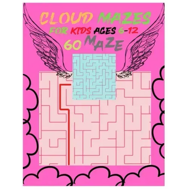 Mazes For Kids Ages 6-12 Maze Activity Book: Workbook Game Puzzles For Toddlers 6-9 Years, Travel Activities Books For Children's 6-8 &10-12, Year Old