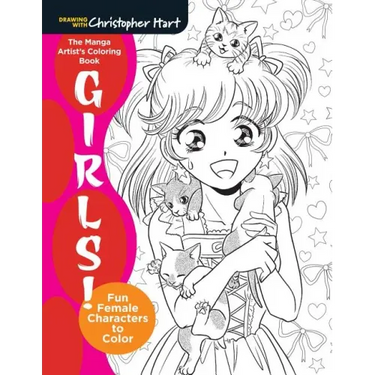 Manga Artist's Coloring Book: Girls!: Fun Female Characters to Color