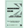 Unidimensional Scaling