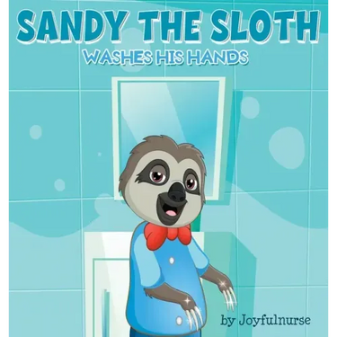 Sandy the Sloth washes his hands
