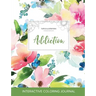 Adult Coloring Journal: Addiction (Turtle Illustrations, Pastel Floral)
