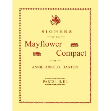 Signers of the Mayflower Compact. Three Parts in One