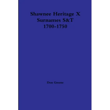Shawnee Heritage X S-T 1700-1750