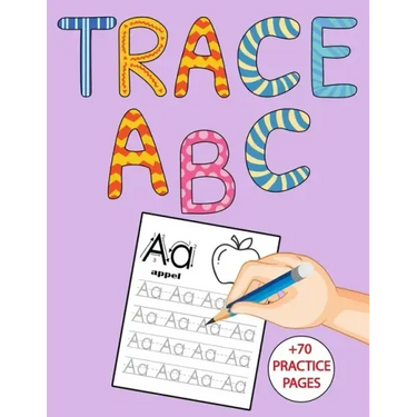 Trace ABC: coloring book educational alphabet +70 Practice pages size ( 8.5 x 11 )