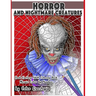Horror and Nightmare Creatures Mosaic Color by Number Dark Fantasy Adult Coloring Book