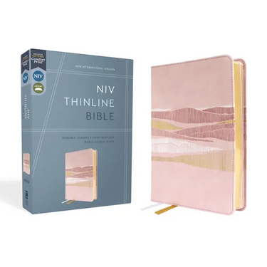 Niv, Thinline Bible, Leathersoft, Pink, Red Letter, Comfort Print