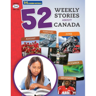 52 Weekly Nonfiction Stories About Canada Grades 3-4