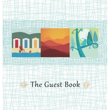 HARDCOVER GUEST BOOK, Comments Book, Visitors Book, Guest comment book, Vacation Home Guest Book, Beach House Guest Book, House Guest Book,: For Guest