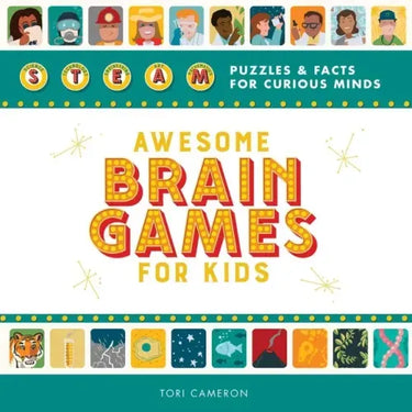 Awesome Brain Games for Kids: Steam Puzzles and Facts for Curious Minds