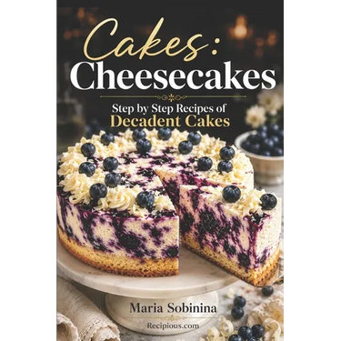 Cakes: Cheesecakes- Step by Step Recipes of Decadent Cakes