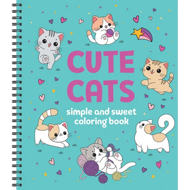 Simple and Sweet Coloring Book: Cute Cats