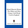 Bristol Masonic Ritual: The Oldest and Most Unique Craft Ritual Used in England