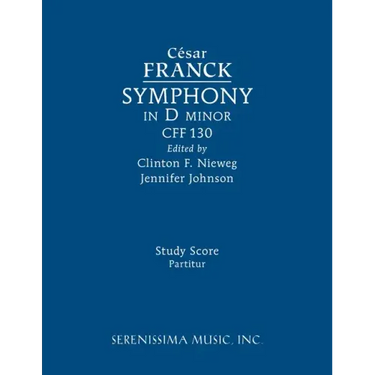 Symphony in D minor, CFF 130: Study score